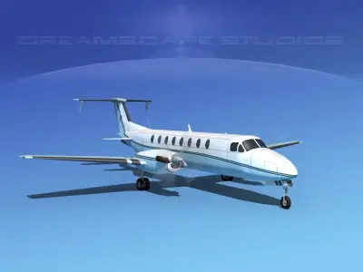 Beechcraft 1900C V20 3D model