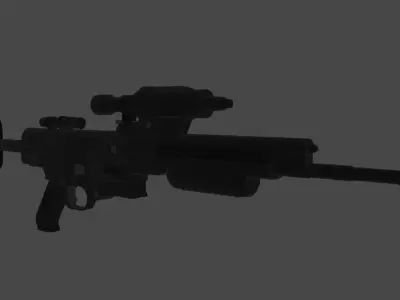 Star Wars A280C A295 Rebel Blaster Low-poly 3D model