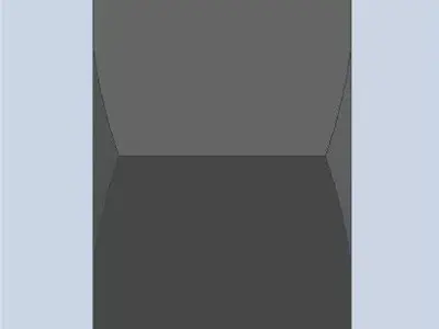 Hexagonal Nut M6 3D model