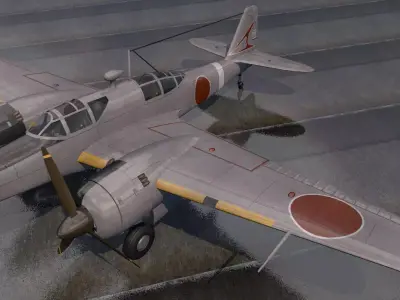 Kawasaki Ki-102B Otsu - aka Randy 3D model