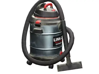 Construction Tool Wet Dry Vacuum Low-Poly 3D Model Low-poly 3D model