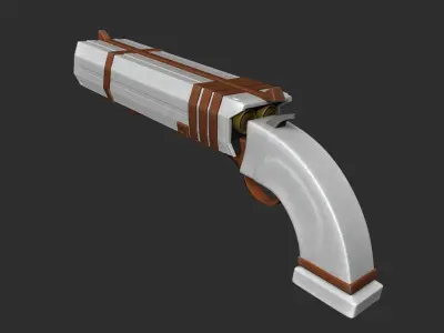 Sci-Fi Short Shotgun - Gun Weaponry - Luxury Low-poly 3D model