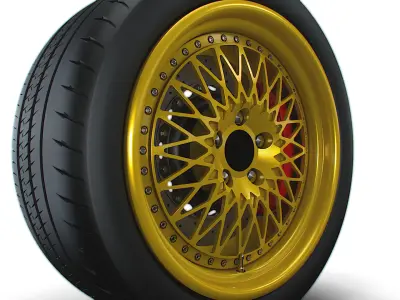 Forgeline Heritage Series LS3 wheel 3D model