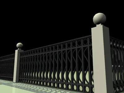 railing 01 Free 3D model