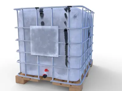 IBC Container 5 Low-poly 3D model
