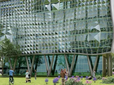 Grid Distortion Tower GH230228 - Rhino Grasshopper Project 3D model