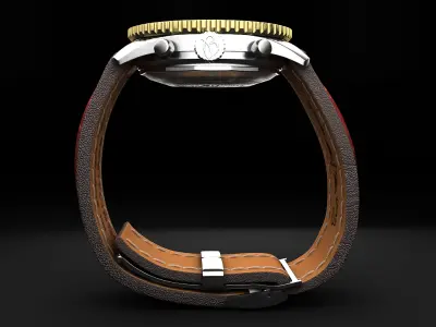 Breitling Old Navitimer II 3D model