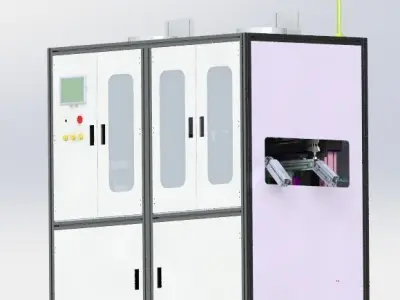 Dispensing and coating all-in-one machine 3D model