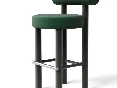 Noom Counter Bar Chair Gropius Free 3D model