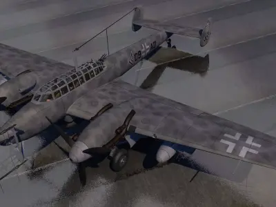 Messerschmitt Bf-110 G-4 Nachtjager 3D model