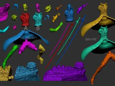 Sephiroth 3D print model