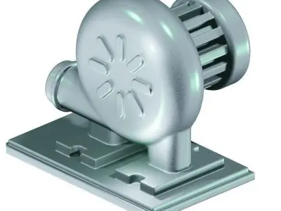 Industrial Air Blower 3D model