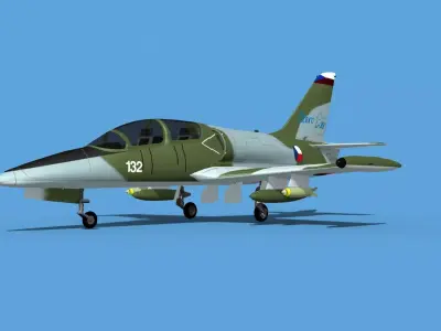 Aero Vodochody L-39C Albatross Cz Rep 02 3D model