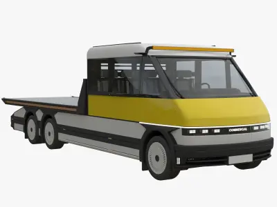 Generic EV Tow truck 3D model