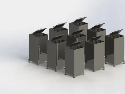 Cuve 250 litre Free 3D model