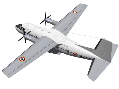 Nord-Aviation Nord 262 fregate 3D model