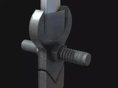 Wrench Blade Low-poly 3D model