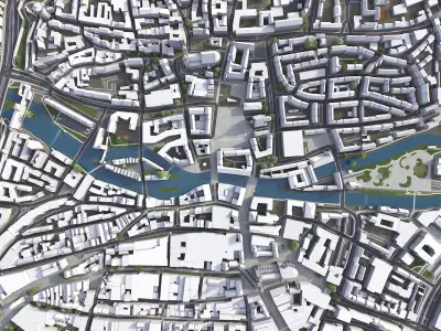 Nuremberg Low-poly 3D model