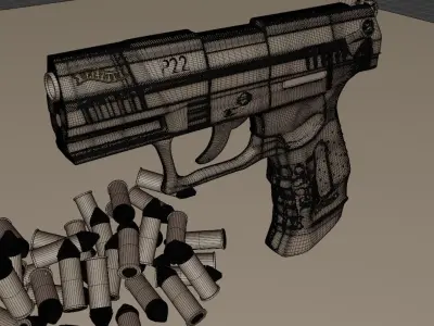 walther p22 3D model