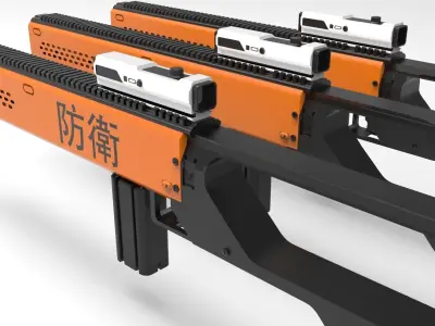 SGT 24 Shotgun 3D model