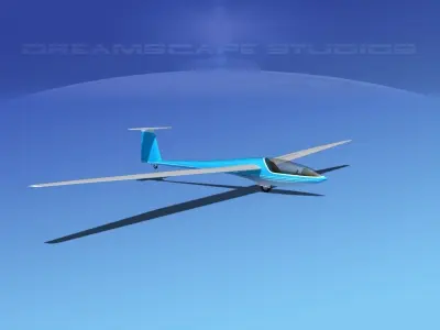 DG-400 17-Metre Motorglider V13 3D model
