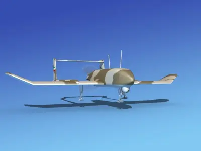 Mohajer 4 Drone V06 3D model