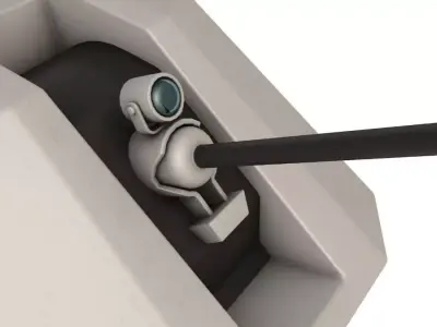 Turret Gun Station 3D model