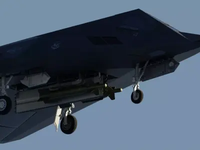 Lockheed Martin F-117 Nighthawk 3D model