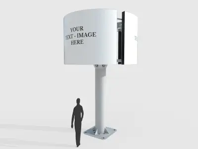 Billboard M8 Low-poly 3D model