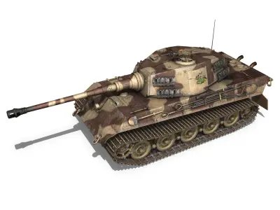Panzerkampfwagen VI - Ausf B - Tiger II - 201 3D model