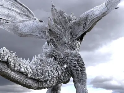 Drake God Lizard 2 3D model