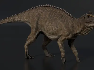 Edmontosaurus Asset Pack Low-poly 3D model