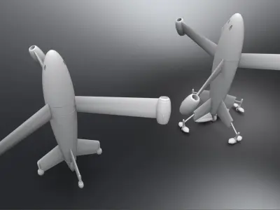 Thrust Wing hunter Scale Model 3D print model