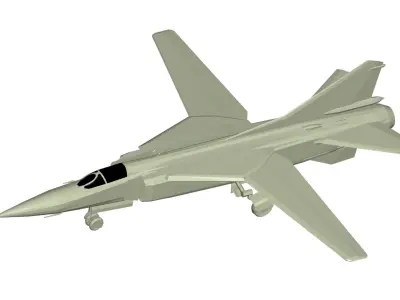Mikoyan-Gurevich MiG-23 3D model