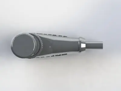 Sensor Indutivo Angular Baluff BES M12EI Inductive Sensor 3D model