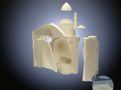 Bo Katan Kryze Female Mandalorian Jetpack Only 3D Print Files 3D print model