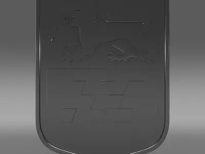 GTA Chrome logo 3D model