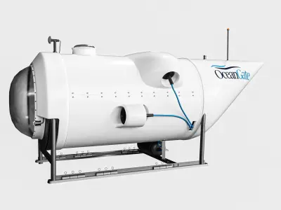 Ocean Gate Submarine Low-poly 3D model