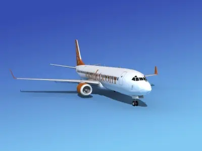 Boeing 737-800 EasyJet 3D model