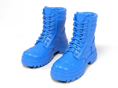 Military boots 3D print model