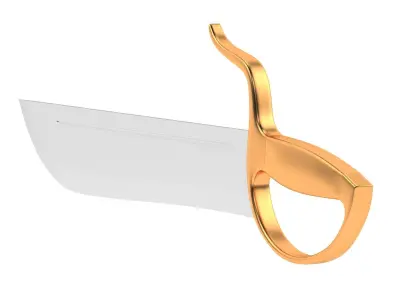 Butterfly Sword 01 3D model