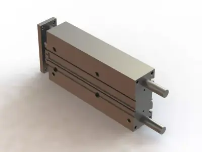 Cilindro SMC 12MGPL40200Z000 Cylinder 3D model