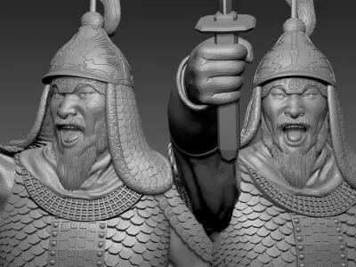  A military general of the Joseon Dynasty  3D print model