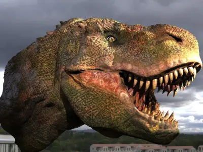 T Rex Head Sculpture 2  3D model