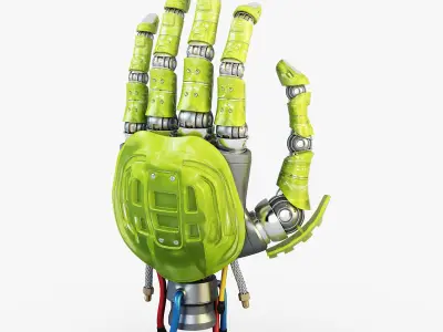 Bio robotic hand v 2 3D model