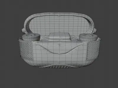 Cybro X Sci-Fi wireless camouflage earbuds 3D model