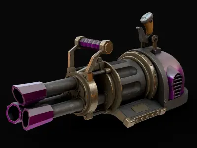 ARCANE - JINX MINIGUN - Cosplay - League of legends 3D model