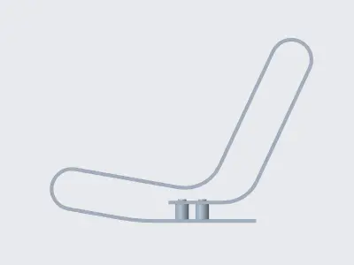 LCP chair by Maarten van Severen 3D model
