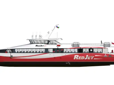  Passenger ferry 3D model