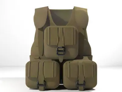 Armour Vest - Type 3 3D model